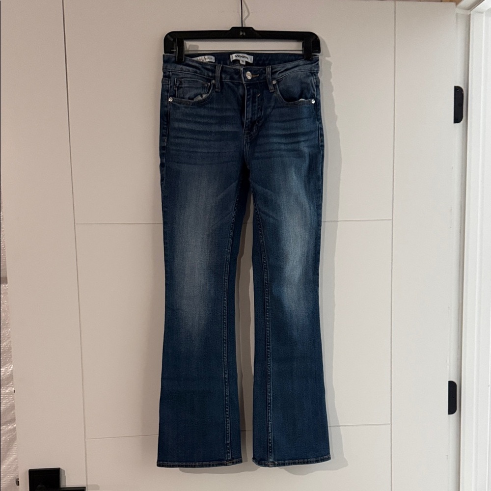 Vigoss Women's Dark Blue Boot Cut Jeans